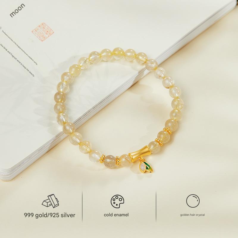 足金999竹节金发晶串珠手串001.jpg